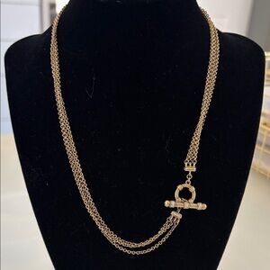 Judith Ripka Gold Multi-Strand Necklace